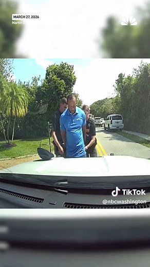 New body camera footage shows the moments after golf legend Tiger Woods was involved in a rollover crash in Florida that led to his DUI arrest last week. #TigerWoods
