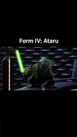 Form IV: Ataru Lightsaber Combat Form - Explained #lightsaber #jedi #jedis #starwars #lightside