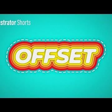 Offset & Shadow Text Effect | Illustrator Tips and Tricks