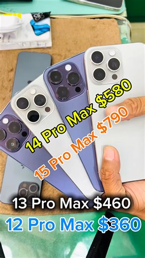 112K views · 801 reactions | 15 Pro Max 256 $790 | 256 $860 ZA/A 16...