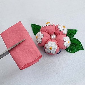 196K views · 3.3K reactions | Creative Applique Flower Design Tutorial | Dian Embroidery | Facebook