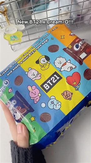 BT21 x CREAM-O! #kpop #btsarmy #bts #jungkook #taehyung #bt21 #bangtan #kawaii #unboxing #blindbag
