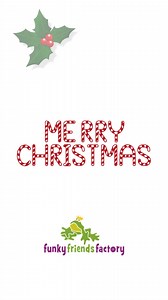 Merry Christmas from the Funky Friends Factory! 🎄🎁 May your holidays be filled with joy, love, and lots of cuddles with your favorite handmade toys. We hope you have a wonderful time with your loved ones. Happy Holidays! | Funky Friends Factory