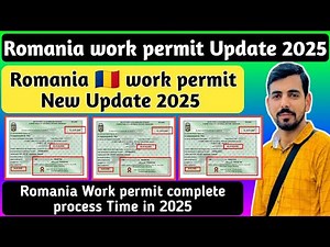 Romania 🇷🇴 work permits new update || Romania visa update 2025 || Romania work permit process update