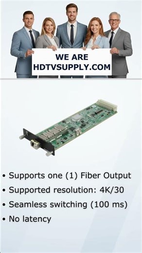 WolfPack 4K/30 Fiber Output Card