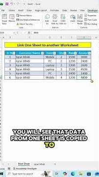 How to Link One Excel Sheet to Another (Auto Update Data) | Full Tutorial