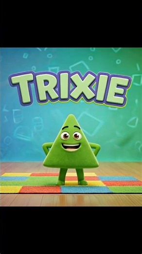 Meet Trixie! 🔺 Happy Triangle Dance for Toddlers | Learning Shapes & Colors