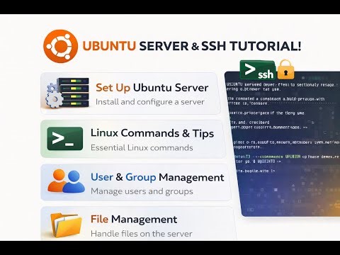 Ubuntu Server Full Guide | Setup, SSH, Linux Basics, Users & Files