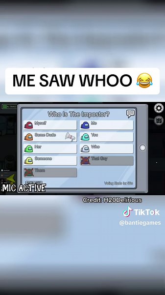 Me Saw Who - Among Us Funny Moments