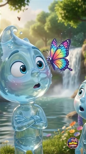 🌧️☁️ What happens when Water, Clouds, and Nature come to life? 💧🌿