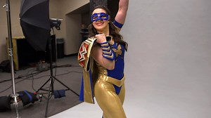 Nikki A.S.H. poses for her first photos as Raw Women’s Champion: July 19, 2021