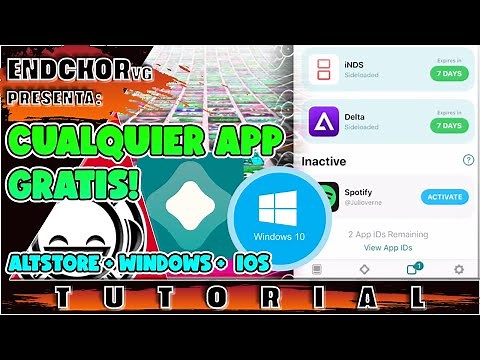 Instala cualquier App con ALTSTORE, WINDOWS y iOS | EndckorVG