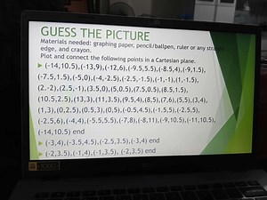 Plot and connect the following points in a Cartesian plane.(-... | Filo