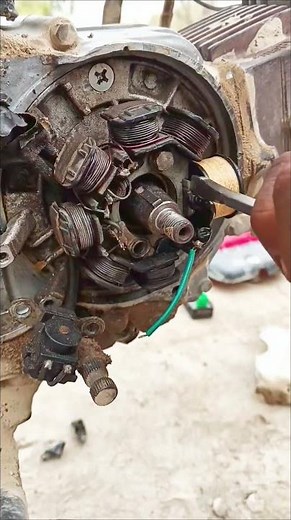 Bike Stator Coil fitting and Wiring Process🔖✔️✅