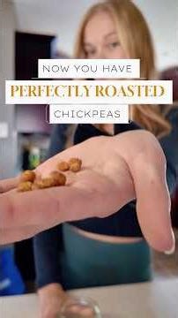 Perfectly Roasted Chickpeas - SUPER crunchy, cheap, and easy to make.