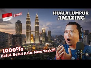 PERTAMA KALI REAKSI KOTA KUALA LUMPUR | SKYRUN MALAYSIA | INDONESIA REACTION KUALA LUMPUR