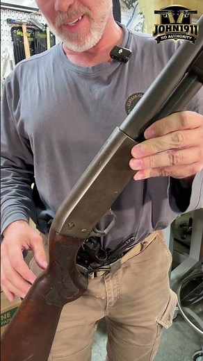 Ithaca Model 37 shoots itself loose. #ithaca #shotgun #john1911