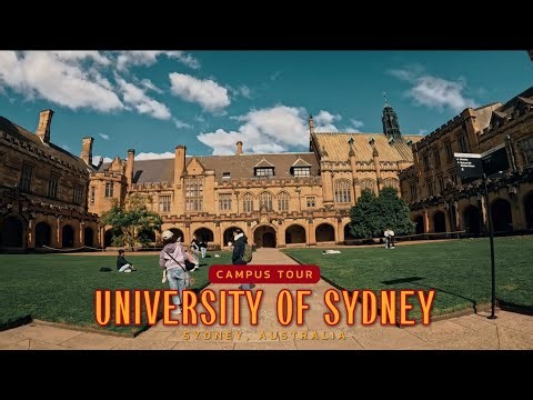 CAMPUS TOUR [4K]: UNIVERSITY OF SYDNEY AUSTRALIA