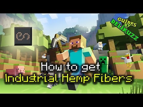 How to get Industrial Hemp Fibers - Minecraft