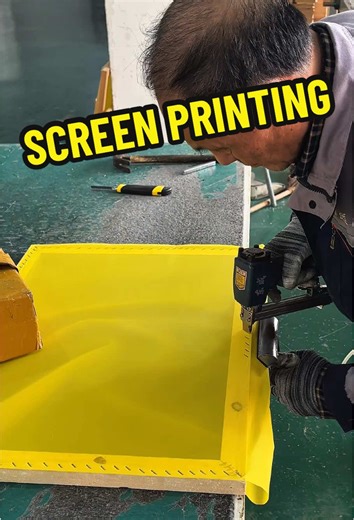 Silk screen source factory#screenprinting #Production #aluminumframe #silkscreenprinting #sourcefactory