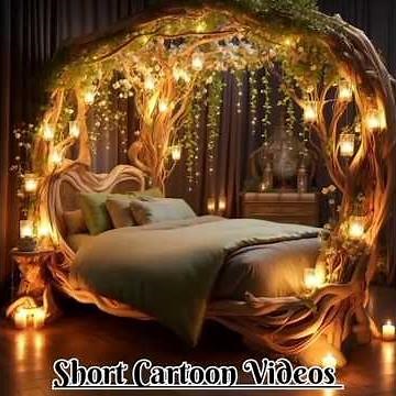 World’s Most Luxurious Aquarium Bed 😍 | Futuristic Bedroom Design with Live Fish | Dream Room#shorts