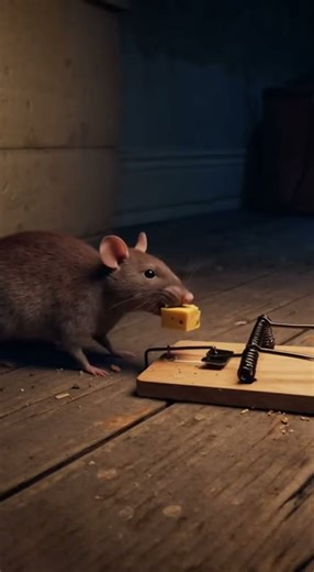 Crafty Rat Steals Cheese and Flips Off the Camera 😈🐭