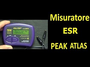 0381: Recensione Misuratore Capacità ESR PEAK ATLAS ESR70