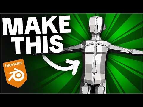 Rig your Low Poly Characters in Blender!