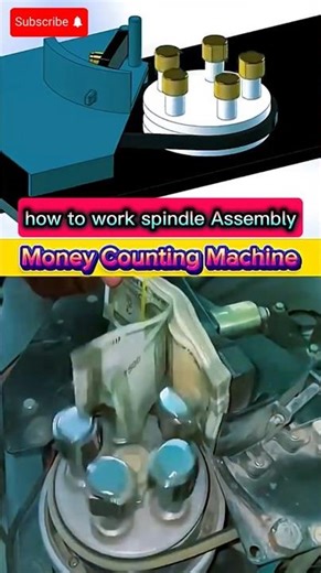How to Work Spindle Assembly|Money Counting Machine|#repairing#machine#engineering#money