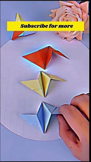 📐 Easy Paper Pyramid | Origami Tutorial ✨
