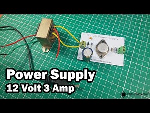 How to make 12 Volt Power Supply | Electronic Project