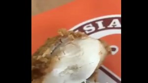 WTF: Chick Records Something Very Strange In Her Popeyes Chicken!