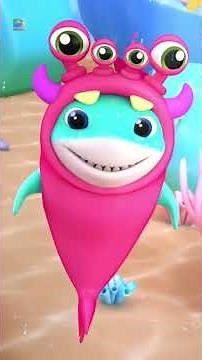 Tubarão Bebê Assustador Canção de Halloween #BobOTrem #Shorts #Music #Kids #Cartoon #Halloween