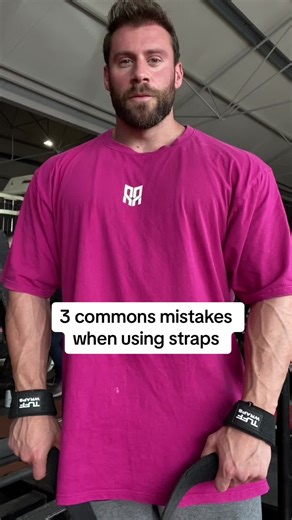 Common mistakes when using lifting straps