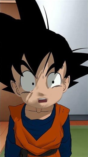 POV: You're 8 years old, you're all alone... and someone knocks on the door 😰 #dragonball #dbz #h...