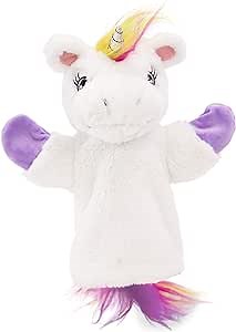 Unicorn Stuffed Animal for Kids (Poppy Hand Puppet) - Stuffed Animal Hand Puppets - Unicorn Hand Puppets for Kids