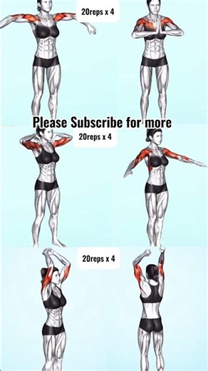 Easy Arm Exercises | 6 Powerful Arms Workout #workoutroutine #homeworkout #armsworkout #biceps