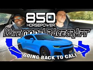 Going back to Cali in his 850HP ZL1 - built by Late Model Racecraft