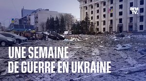 Cela fait sept jours que la Russie a envahi l’Ukraine Les images marquantes de cette semaine de guerre en 4 minutes ⤵️ | BFMTV