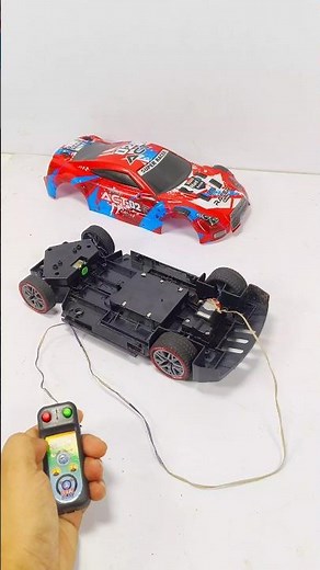 Remote control car / DC motor car Powered by Remote control / Upgrade RC car / RC car with DC motor