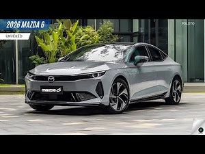 The All New 2026 Mazda 6 Unveiled - sportier and more powerful look!