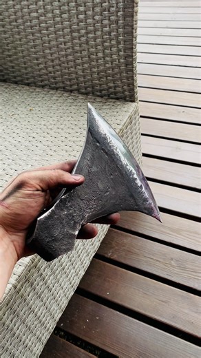 Medium dane axe with reinforced edge#axe#viking #blacksmith #forged #vikings