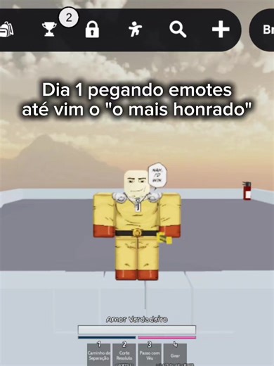 Dia 1 pegando emotes em Jujutsu Shinen