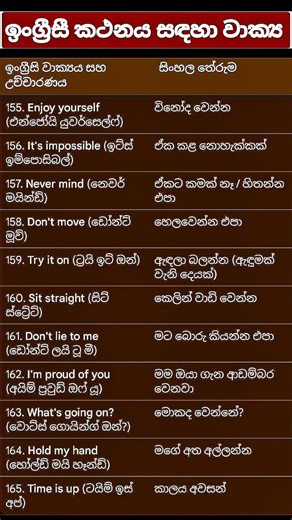ඉංග්‍රීසි කථනය සඳහා අවශ්‍ය වාක්‍ය Part 23 👍😃 | Spoken English #spokenenglish #english #sentences