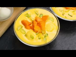 Mango Custard Recipe | Easy and Tasty Custard Recipe for Summers , Easy Summer Dessert Recipe