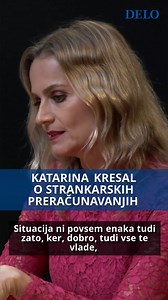 »V monolitnih vladah, na primer levo levih vladah, so koalicijske stranke same sebi največje konkurentke, in to ni prav zelo dobro. Bolj ko se bližajo volitve, bolj se to razkriva,« je v podkastu Moč politike ocenila Katarina Kresal. 🎙Pogovor vodita Suzana Kos in Barbara Eržen. #mocpolitike #podkast #katarinakresal | Delo