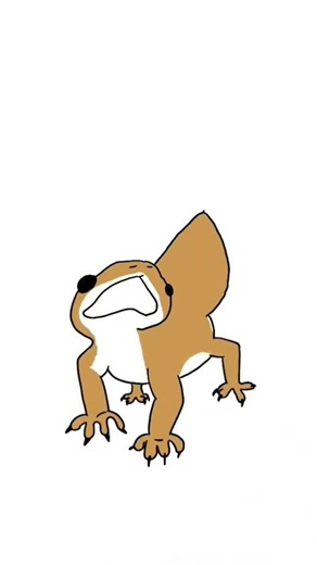 Drawing a lizard while in a car. :D I believe it's a leopard gecko.