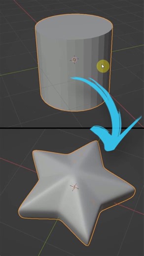 cgian on Instagram: "Blender tips for 3D modeling, tutorial shows how to make a star in Blender #Blender #3d #blenderian"