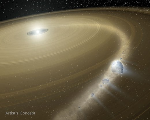 NASA’s Hubble Sees White Dwarf Eating Piece of Pluto-Like Object - NASA Science