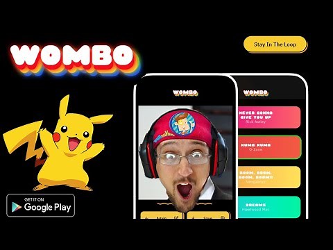 WOMBO AI Powered Lip Sync App Demo with Miyamoto & FGTEEV